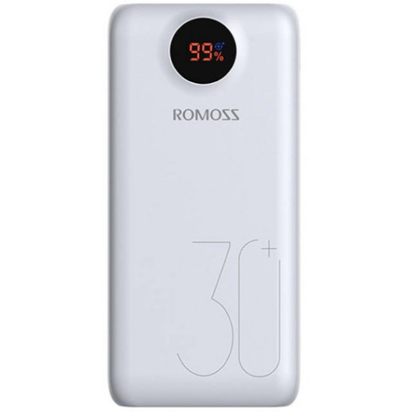 Портативный банк питания Romoss SW30 26800mAh White (PB931002)