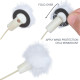 Меховые ветрозащитные кружки для петличного микрофона URSA Straps Fur Circles, 100 шт., белые (U-FC-100-WHT)