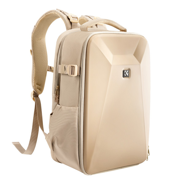 Рюкзак для фототехники с жестким корпусом K&F Concept 22L Бежевый (KF13.134V1)