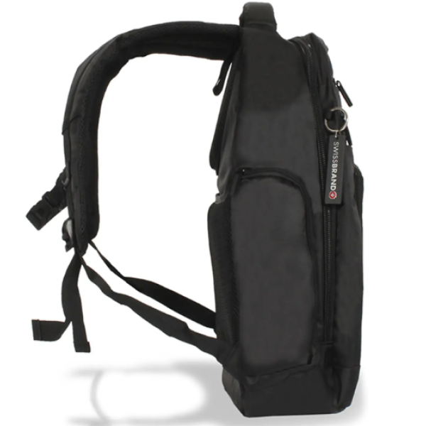 Міський рюкзак Swissbrand Wambley 19 чорний (SWB_S19BEWEM001U)