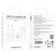 Сетевое зарядное устройство с кабелем BOROFONE BA82A Platinum single port PD25W charger set (C to C)(EU) White