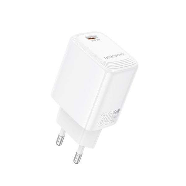 Сетевое зарядное устройство BOROFONE BN28 Fuente single port PD30W charger (EU) White