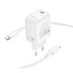 Сетевое зарядное устройство BOROFONE BN28 Fuente single port PD30W charger (EU) White