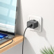 Сетевое зарядное устройство с кабелем HOCO CS11A Ocean single port charger set(iP) Black