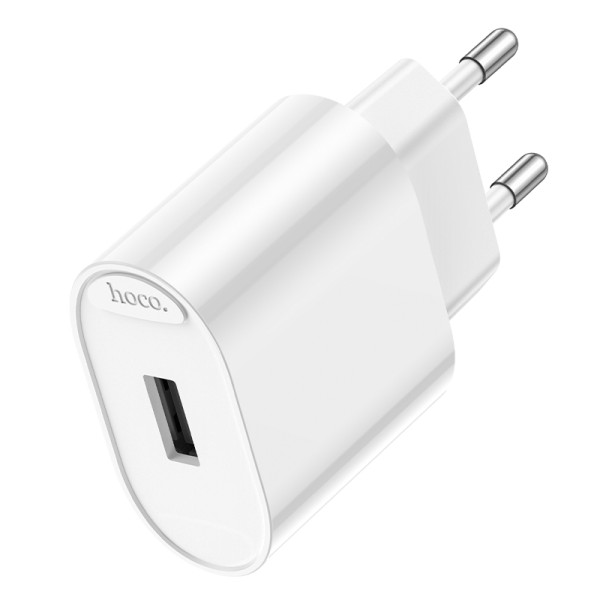 Сетевое зарядное устройство HOCO C109A(10.5W) Fighter single port charger White
