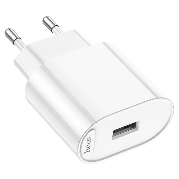 Сетевое зарядное устройство HOCO C109A(10.5W) Fighter single port charger White