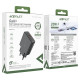 Сетевое зарядное устройство ACEFAST A65 PD20W GaN single USB-C ultra-thin charger Black