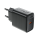 Сетевое зарядное устройство ACEFAST A104 PD25W GaN single USB-C charger Black