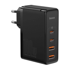 Сетевое зарядное устройство Baseus GaN2 Pro Quick Charger 2C+2U 100W EU Black
