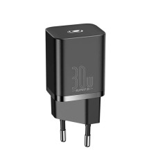 Сетевое зарядное устройство Baseus Super Si quick charger IC 30W EU Black 30W Network Charger