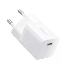 Сетевое зарядное устройство Baseus GaN5 Fast Charger (mini) 1C 25W EU Moon White