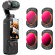 Комплект магнитных светофильтров K&F Concept для DJI Osmo Pocket 3 Creator Combo ND&PL Filters, ND8&L + ND16&PL + ND32&PL + ND64&PL Nano-coated (SKU.2092)