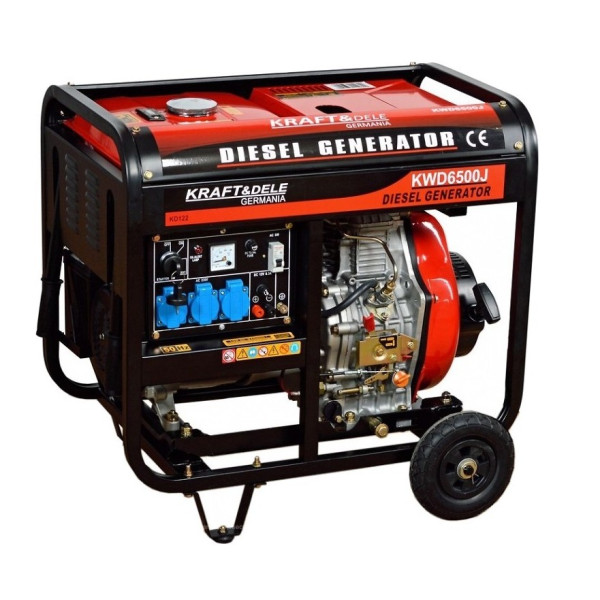 Генератор 6,5 kW 12/230 V KWD6500J KD122 Kraft&Dele