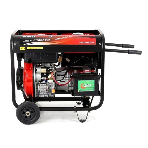 Генератор 6,5 kW 12/230 V KWD6500J KD122 Kraft&Dele