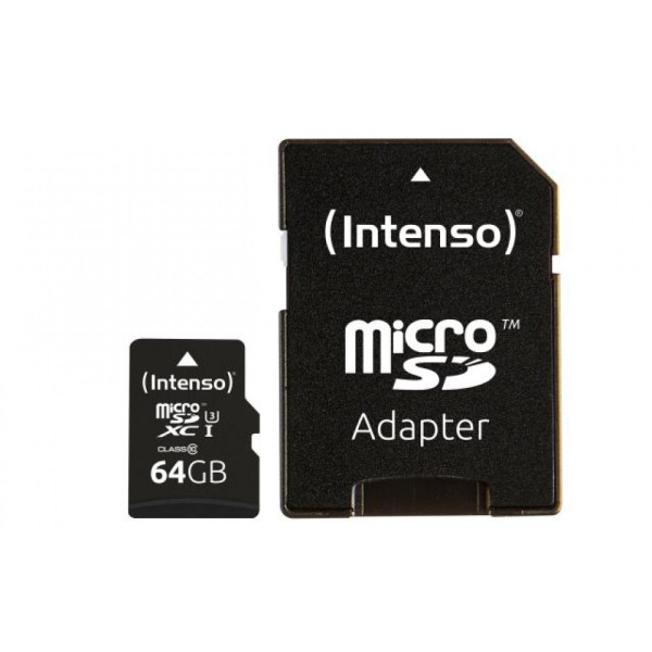 Картка пам'яті Intenso Micro SD карта UHS-I 64 ГБ SDXC