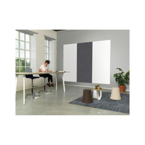 Шумопоглинаюча стінова панель 490x1980 чорна Magnetoplan Infinity Wall X Acoustics Anthracite (1010213)