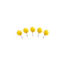 Булавки-бусины 17 желтые Magnetoplan Pins Ball Yellow Set (111165102)