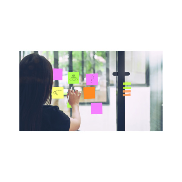 Карточки маркерные полимерные A3 разноцветные Magnetoplan Static Notes Assorted Set (11250310)