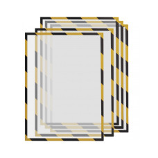Сигнальні магнітні рамки A3 жовто-чорні Magnetofix Frame SAFETY Yellow/Black набір (1131342)