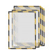 Рамки сигнальные магнитные A3 желто-черные Magnetofix Frame SAFETY Yellow/Black Set (1131342)