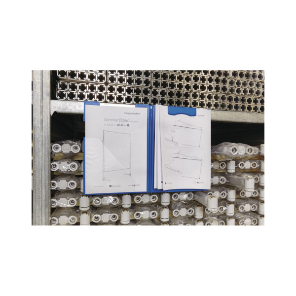 Клипборд-папка магнитная A4 синяя Magnetoplan Clipboard Folder Blue (1131603)
