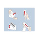 Стиратель магнитный Magnetoplan Ferroscript Blotter White (12295)