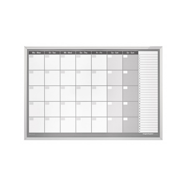 Планировщик месяца 7дн/нед 920x625 Magnetoplan Monthly Planner CC 7WeekDays (1249512HS)