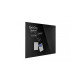 Доска стеклянная магнитно-маркерная 1200x900 черная Magnetoplan Glassboard-Black (13404012)