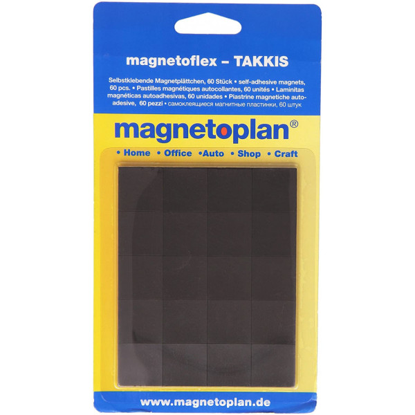 Стикеры-самоклейки магнитные 15x15 Magnetoplan Takkis Set (15501)