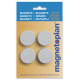 Магниты круглые 34/2 блистер белые Magnetoplan Discofix Magnum White Set (16600400)