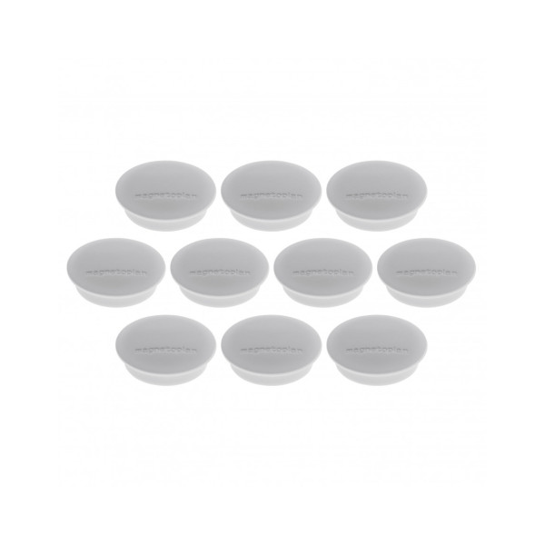 Магниты круглые 34/1.3 серые Magnetoplan Discofix Junior Gray Set (1662101)