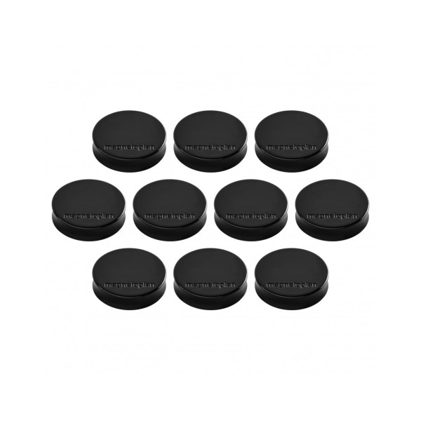 Магниты эргономичные средние 30/0.7 черные Magnetoplan Ergo Medium Black Set (1664012)