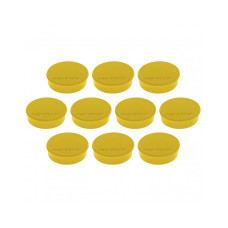 Магниты круглые 24/0.3 желтые Magnetoplan Discofix Hobby Yellow Set (1664502)