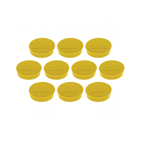 Магниты круглые 24/0.3 желтые Magnetoplan Discofix Hobby Yellow Set (1664502)