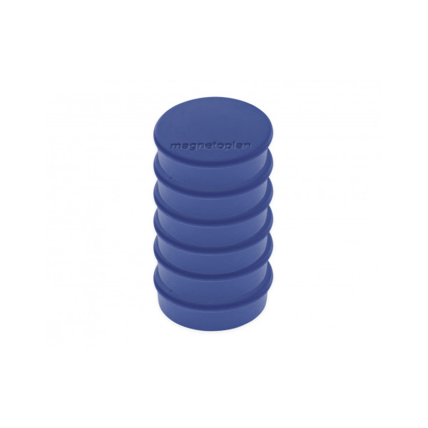 Магниты круглые 24/0.3 блистер синие Magnetoplan Discofix Hobby Dark-Blue Set (16645614)