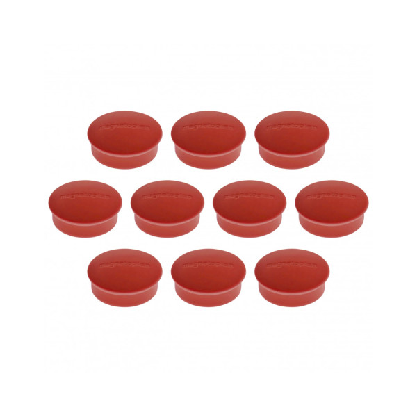 Магниты круглые 19/0.1 красные Magnetoplan Discofix Mini Red Set (1664606)
