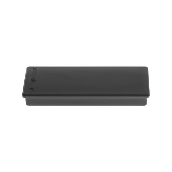 Магниты прямоугольные 55x22/1.3 черные Magnetoplan Rechteck Black Set (1665112)