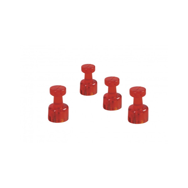 Магниты-гвоздики 11/0.05 красные Magnetoplan Memo-holder Red Set (1666118)