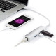 Переходник PowerPlant USB 3.0 3 порта + Gigabit Ethernet