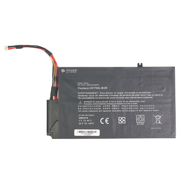 Акумулятор PowerPlant для ноутбуків HP Envy TouchSmart 4 (EL04XL, HPTS40PB) 14.8 В 3200 мАч