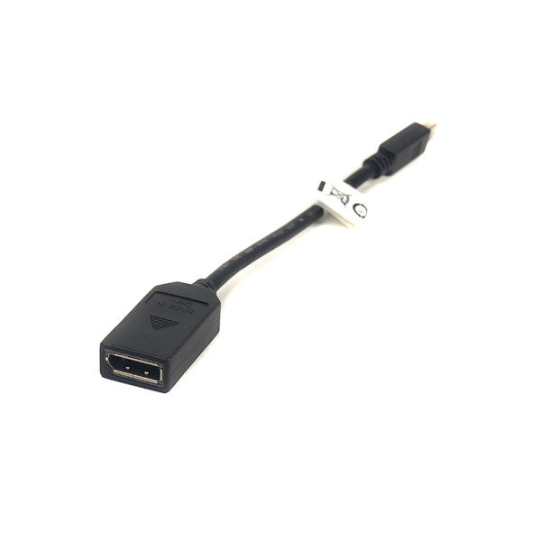 Кабель-переходник PowerPlant міні DisplayPort (Thunderbolt) M — DisplayPort F, 0.2 м