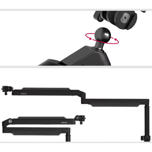 Держатель микрофона камеры над столом Boom Arm Ulanzi ZJ05
