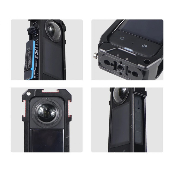 Рамка/клетка Insta360 X3 с башмаком алюминиевая AC Prof IN-X3-10