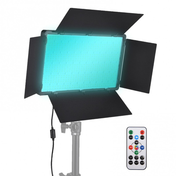 Панель світлодіодна RGB зі штативом 210см відеосвітло прямокутне 50Вт CRI 95+ AC Prof U800 RGB-T