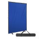 Фон у рамці з ніжками Visico BP-1522GB Chroma Key 2в1 зелений/синій (150x220см)