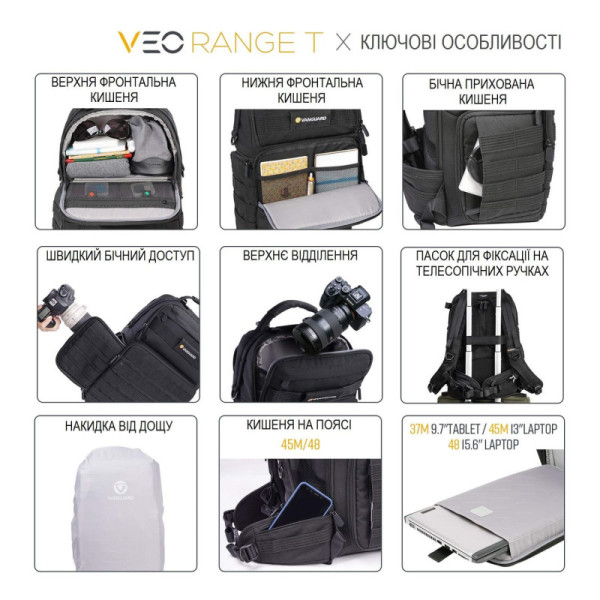 Рюкзак Vanguard VEO Range T 45M Beige (VEO Range T 45M BG)
