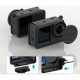 Чехол DJI Osmo Action 6 силиконовый с колпачком и ремешком Telesin S6-PTC-11