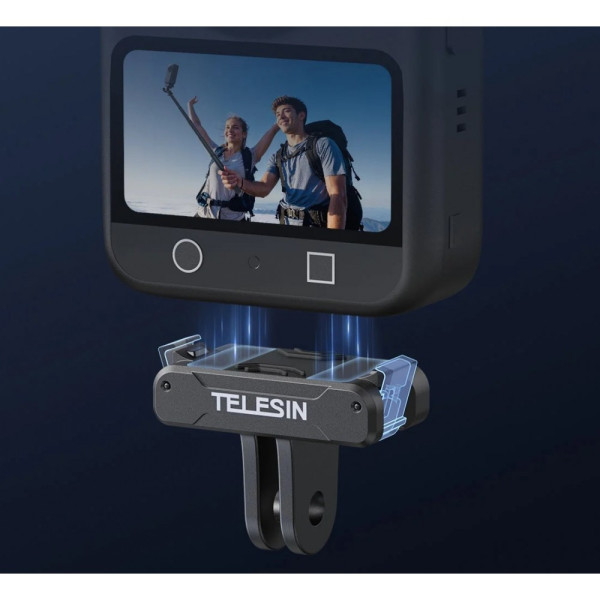 Адаптер DJI Action 6/5 Osmo 360 быстросъемный магнитный Telesin S7-JBK-23-TDJ