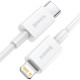Кабель Baseus Superior Series швидкої зарядки та передачі даних Type-C до iP PD 20W 0,25 м білого кольору