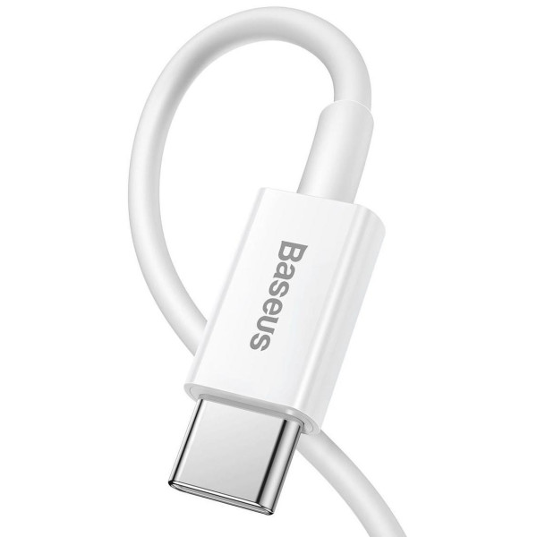 Кабель Baseus Superior Series швидкої зарядки та передачі даних Type-C до iP PD 20W 0,25 м білого кольору